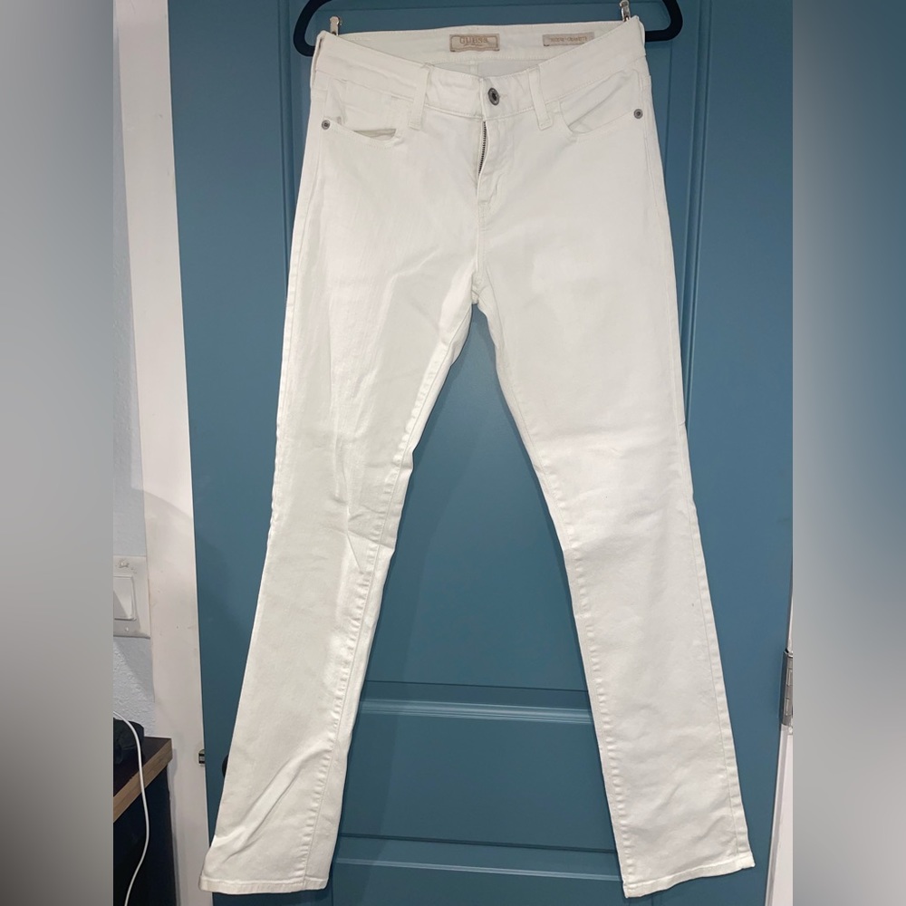 Cream colored Guess jeans